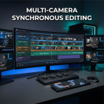 Multi-camera synchronized editing